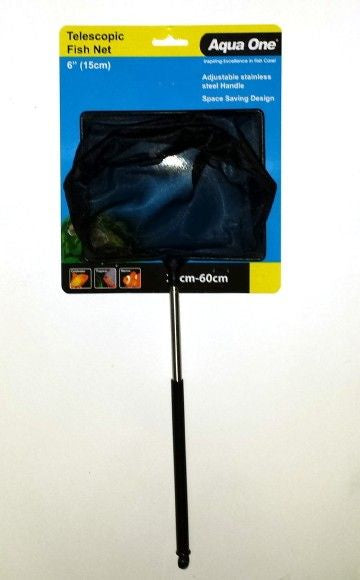 aqua one telescopic fish net Fine Shrimp LIFEGARD Telescopic Net 3" White Course Fish Net