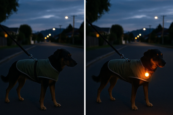 How to Keep Your Dog Visible on Night Walks in Timaru This Winter