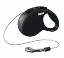 Flexi Classic 3m Mini Black Retractable Cord Cat Leash
