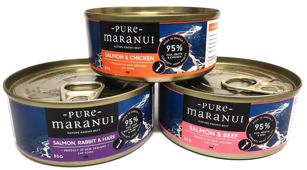 PURE MARANUI CAT FOOD 85g TINS