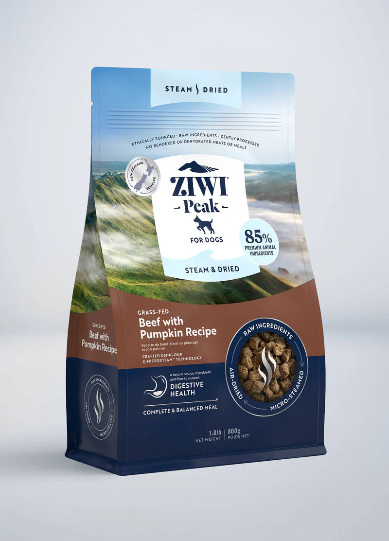 ZIWI PEAK STEAM & DRIED DOG FOOD