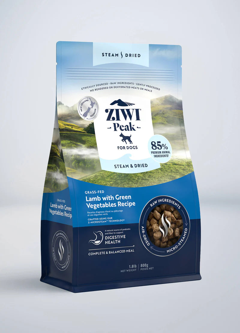 ZIWI PEAK STEAM & DRIED DOG FOOD