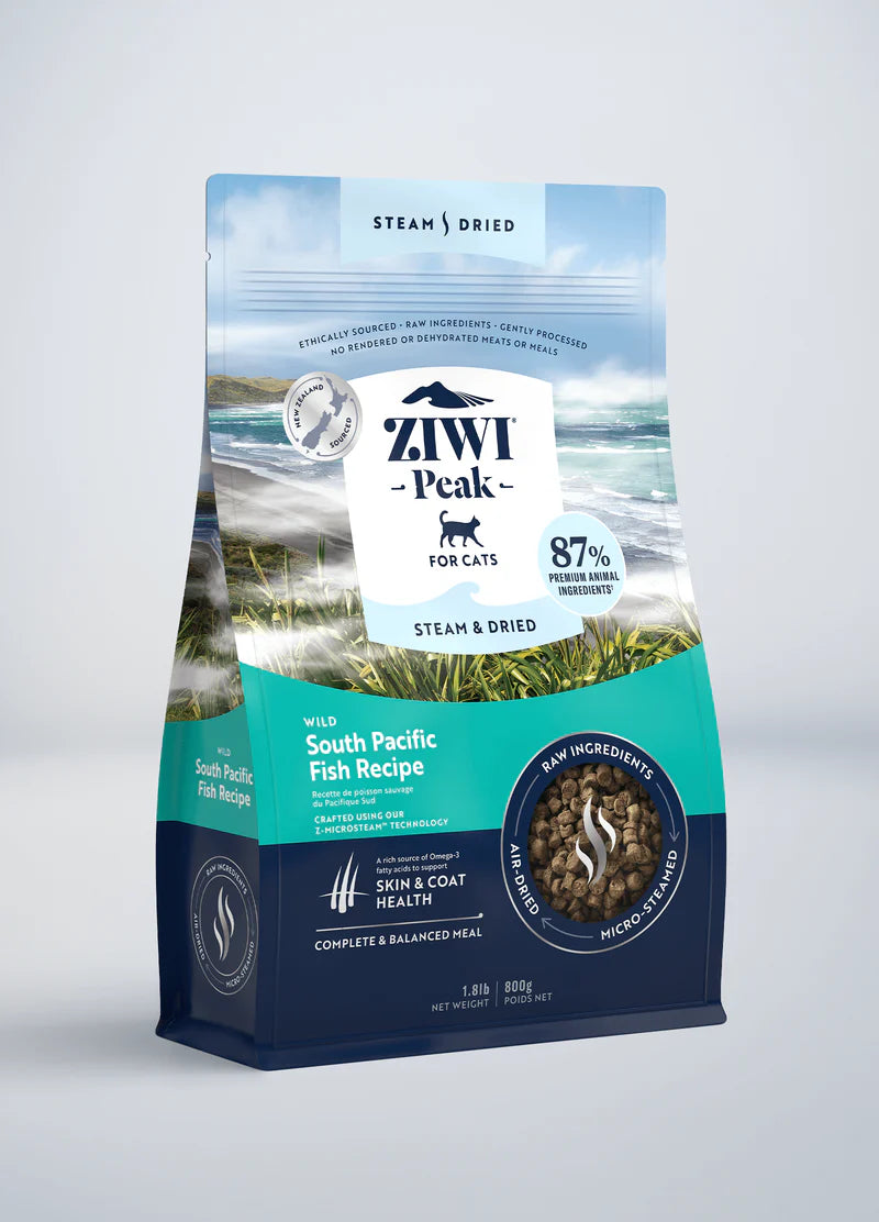 ZIWI PEAK STEAM & DRIED CAT FOOD 800g