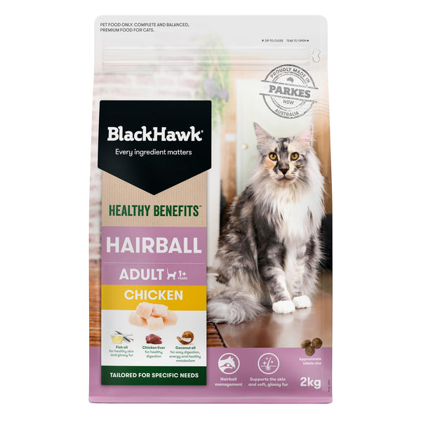 BLACK HAWK HEALTHY BENEFITS CAT HAIRBALL CHICKEN