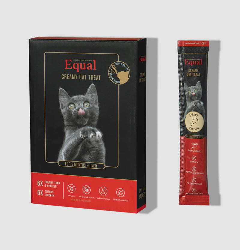 EQUAL CREAMY CAT TREATS - BOX