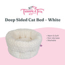 TROUBLE & TRIX DEEP SIDED CAT BED