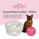 TROUBLE & TRIX DEEP SIDED CAT BED