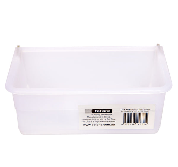 PET ONE POULTRY FEED TROUGH
