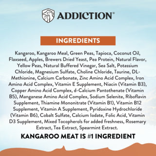 ADDICTION GRAIN-FREE WILD KANGAROO & APPLE 15KG