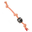 TIREBITER 3 KNOT ROPE WITH TREAT BALL