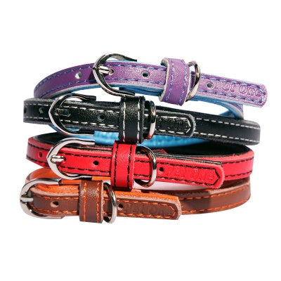 PET ONE LEATHER PUPPY COLLAR