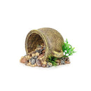 Aqua Care Ornament Sunken Pottery Vase