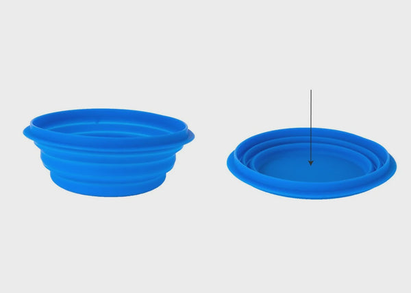 Pet One Silicone Bowl - Round Travel Bowl