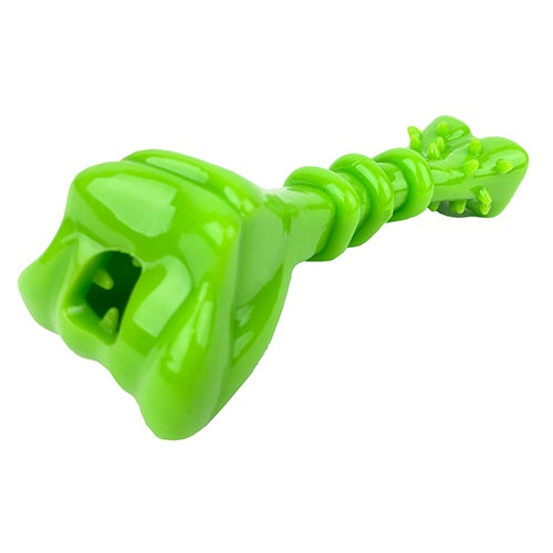 RUFF PLAY RUBBER GREEN TREAT BONE