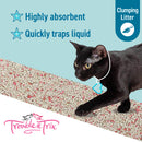 TROUBLE & TRIX LIGHTWEIGHT CAT LITTER - SCOOPABLE FRESH FLORAL SCENT