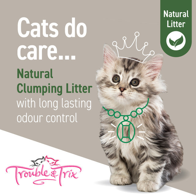 TROUBLE & TRIX NATURAL TOFU CAT LITTER PELLETS