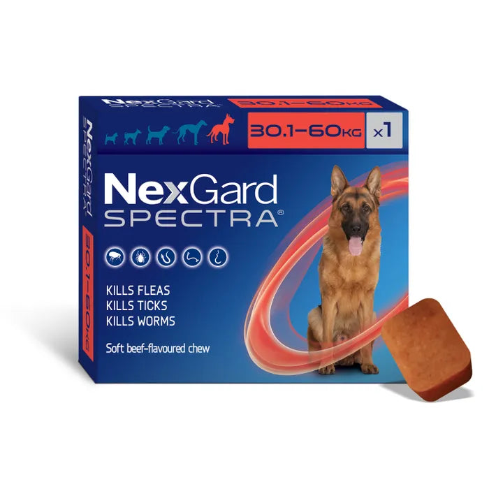 NEXGARD SPECTRA FLEA, TICK & WORM CHEWABLE SINGLE