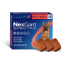 NEXGARD SPECTRA FLEA, TICK & WORM CHEWABLE 3PK