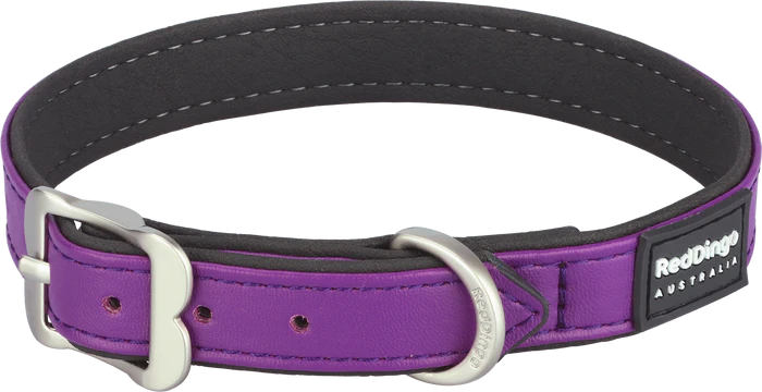 Red Dingo Vegan Leather Dog Collar