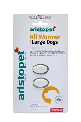 ARISTOPET ALL WORMER LARGE DOGS