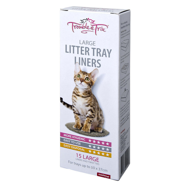 TROUBLE AND TRIX LITTER LINERS