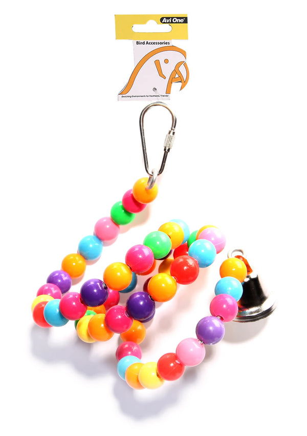 AVI ONE COLOR BEADS TWIST BELL